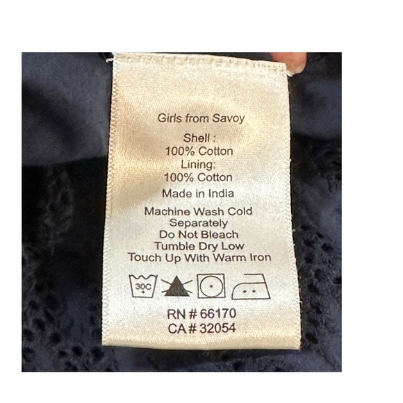 Anthropologie by Girls from Savoy Eyelet Branch Halter A Line Dress size 6 - Picture 16 of 16